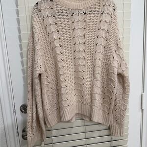 Cozy Knit Sweater in Cream